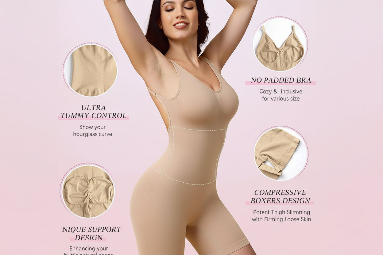 Bodysuit Shapewear, slimming base layer, shapewear